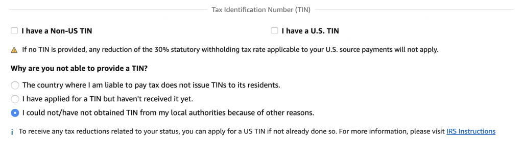 申请美国ITIN的理由