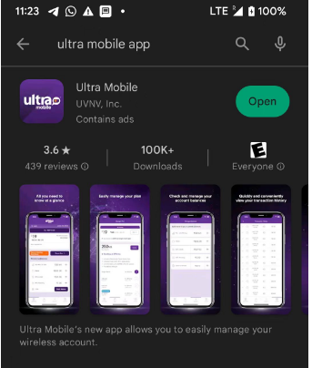 Ultra Mobile APP下载